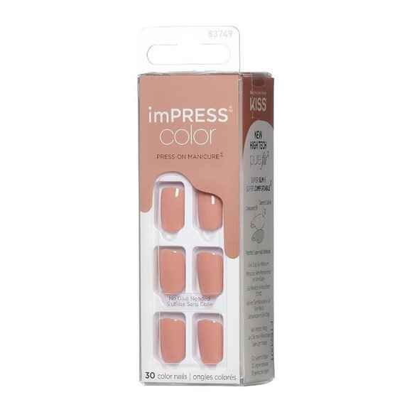 KISS imPRESS COLOR PRESS On MANICURE 30 NAILS / 010 Sandbox 83749 - Picture 6 of 9